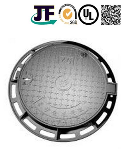 OEM Sand Cast Iron Double Seal Manhole Cover for Drainage
