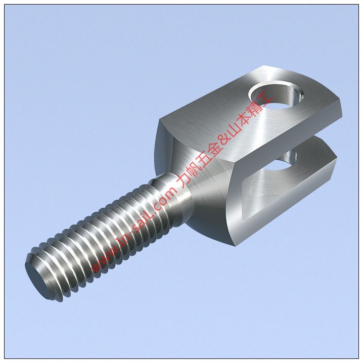 Stainless Steel Auto Parts Clevis with Male Thread
