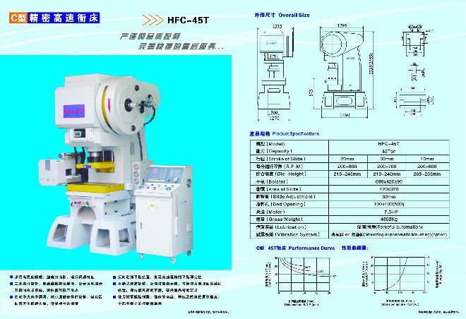High Speed and Precision Press Machine (HFC SERIES)