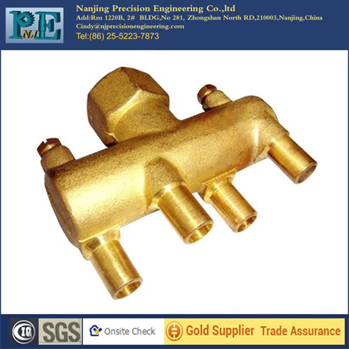 Custom Precision Forged Brass High Pressure Manifold