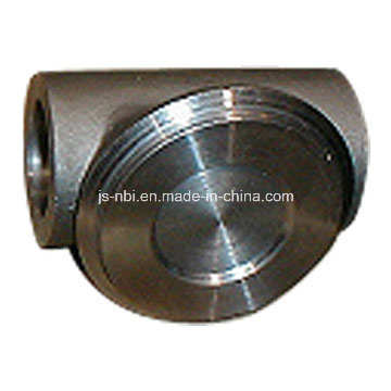 Casted Stainless Steel Connecting Plate for Valve with CNC Milling Face