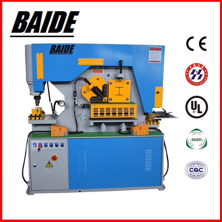 Q35y Ironworker of Factory Sale Five Independent Stations for Punch, Shear, Notcher, Section Cutting