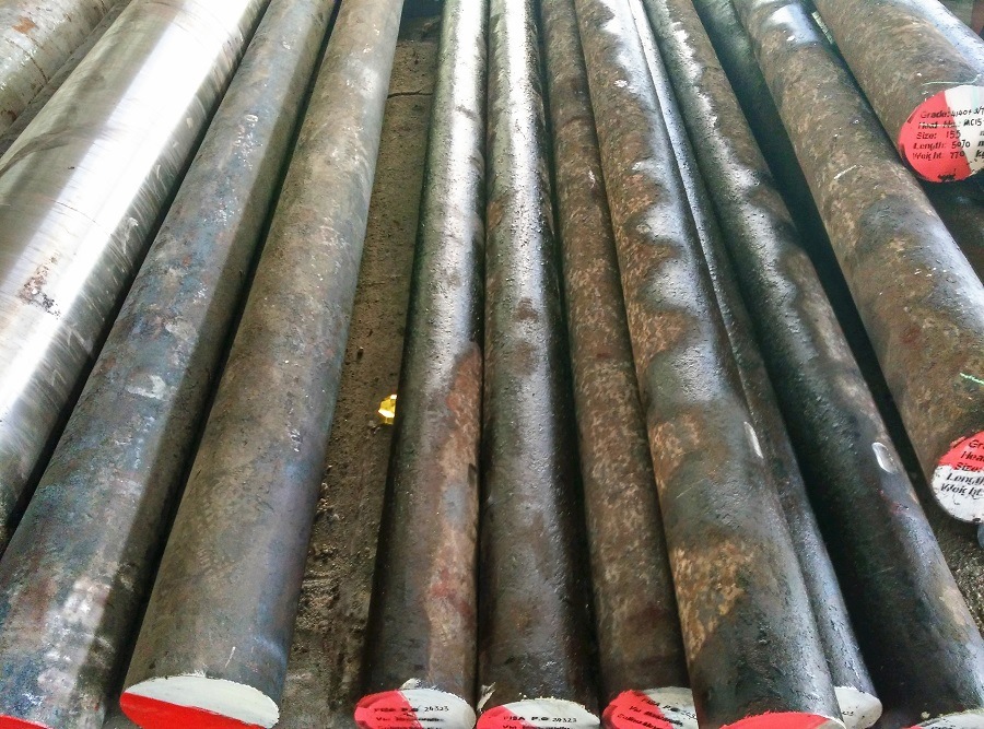 Forged Alloy Steel Round Bars 4140 Black Surface Condition Sold in Bulk