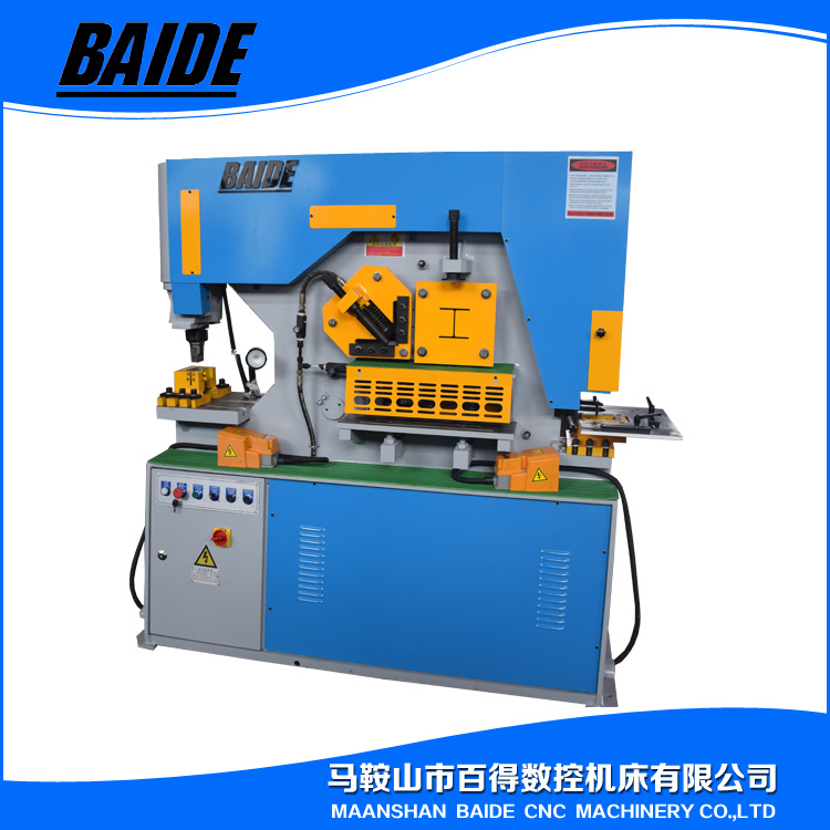 Steel Worker, Q35y-20 Series Two Cylinder Hydraulic Ironworker Notching Tools