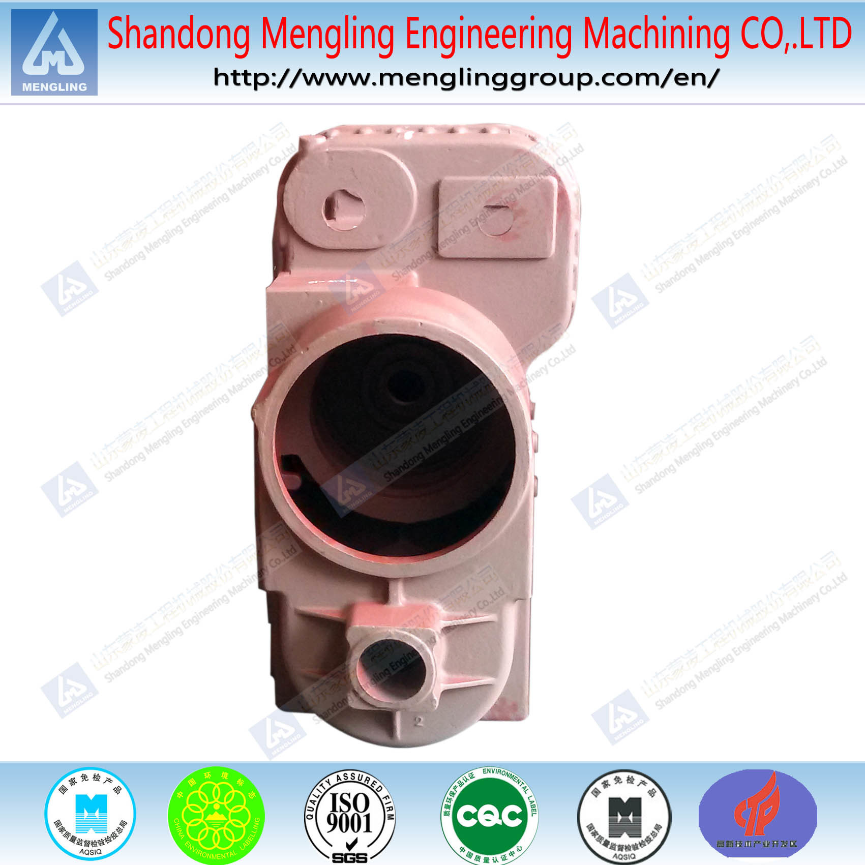 Iron Gearbox Housing Loader Casting Parts