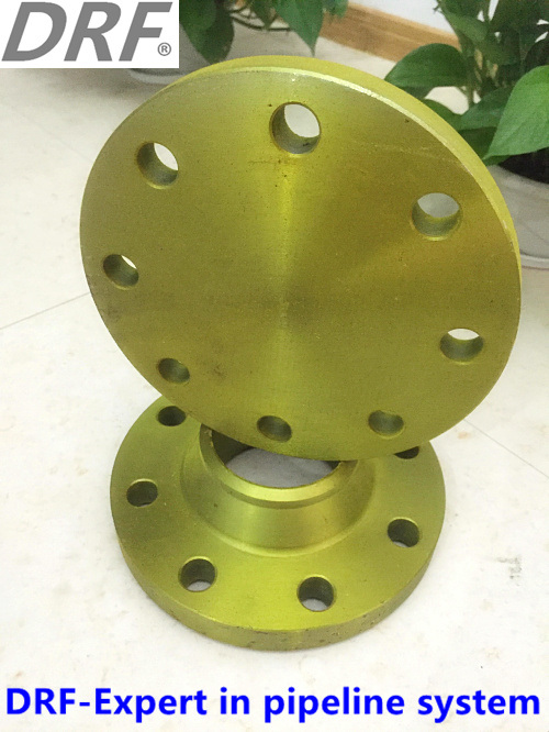 Yellow Painted Blind, Valve Flange