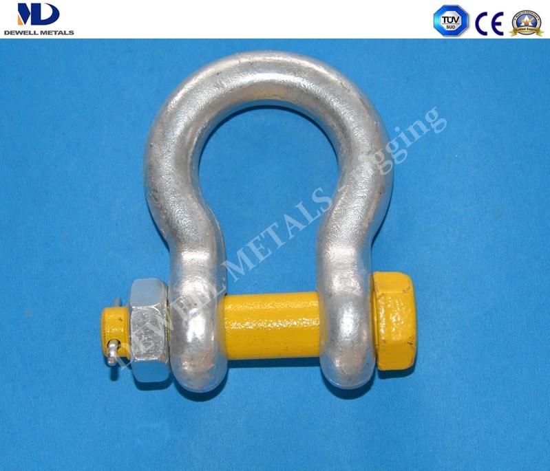 Hot Dipped Galv. G2130 U. S Type Drop Forged Bow Shackle