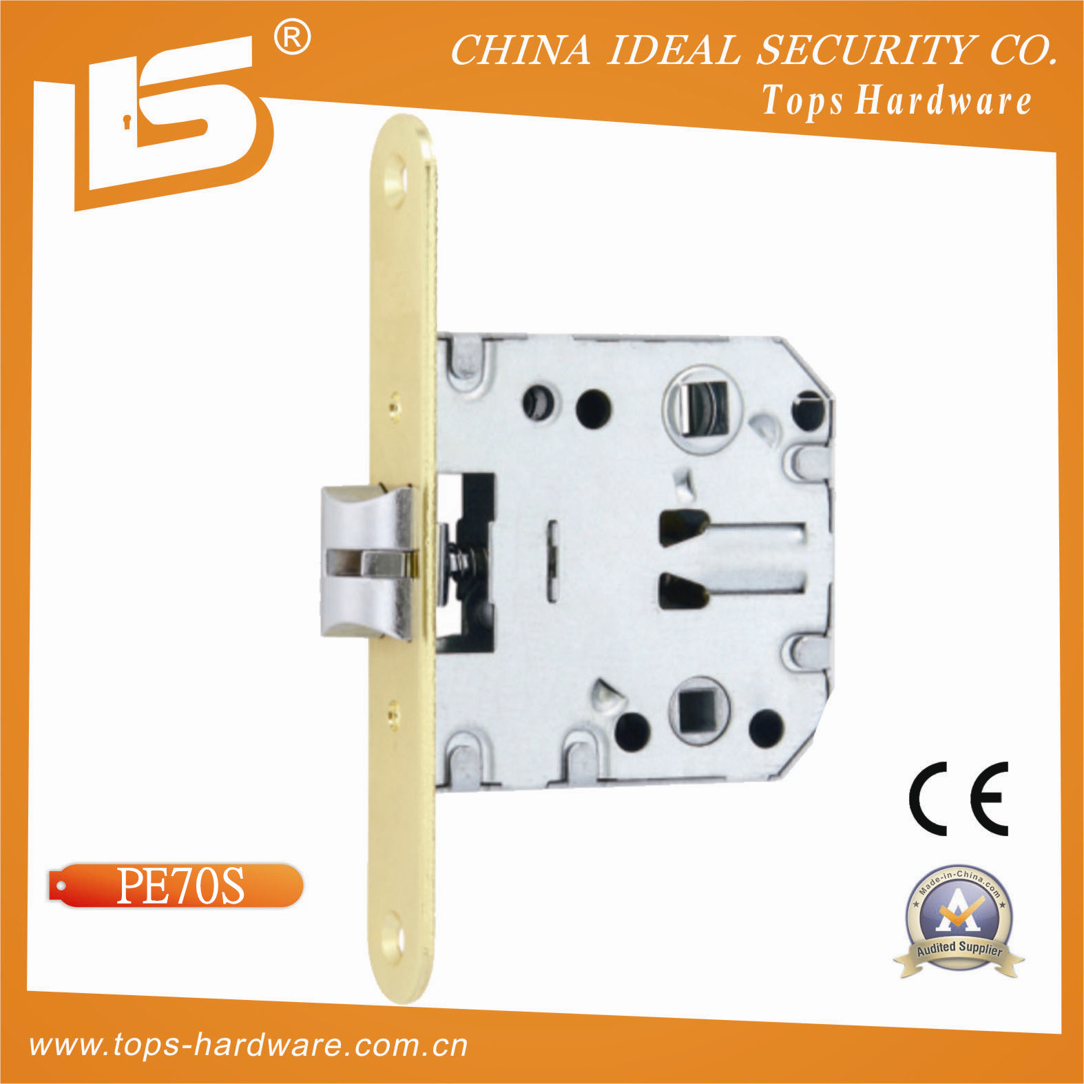 High Quality Mortise Door Lock Body (RPE70S)