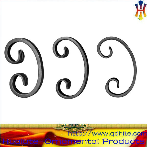 Wrought Iron Scrolls for Fence and Gate Decoration