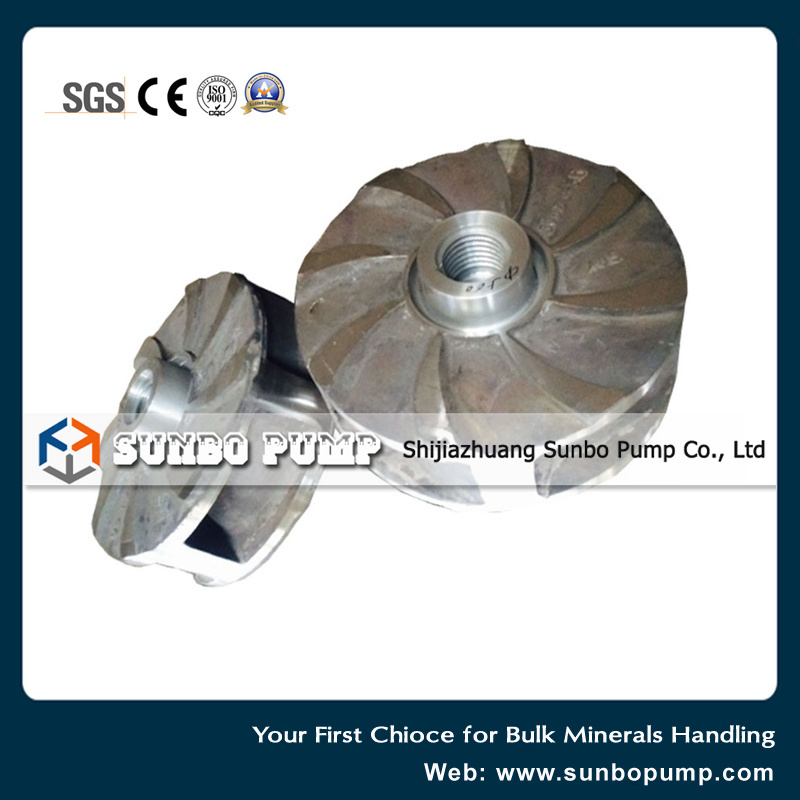 SA05 Casting Impeller Spare Parts for Centrifugal End Suction Slurry Pump