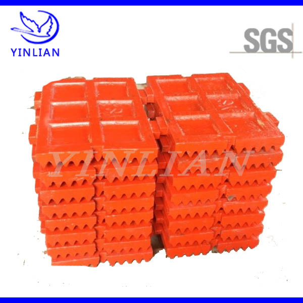 Jaw Plate Spare Parts for Jaw Crusher Machine