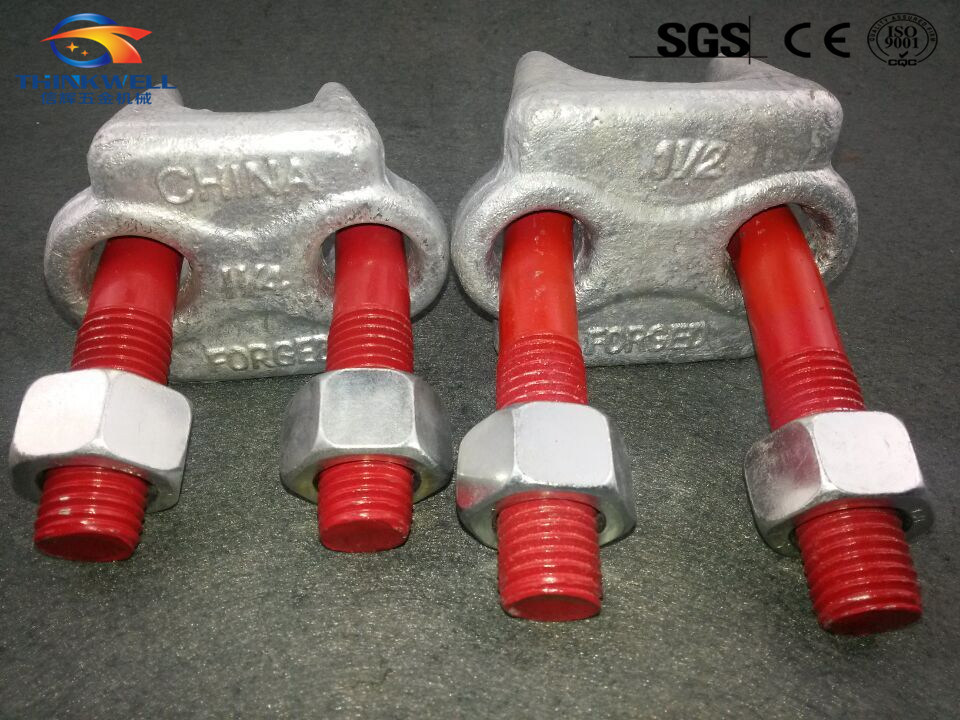 Forged Galvanized Steel G450 Wire Rope Clip for Wire Rope