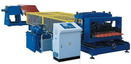Colored Tile Forming Machine