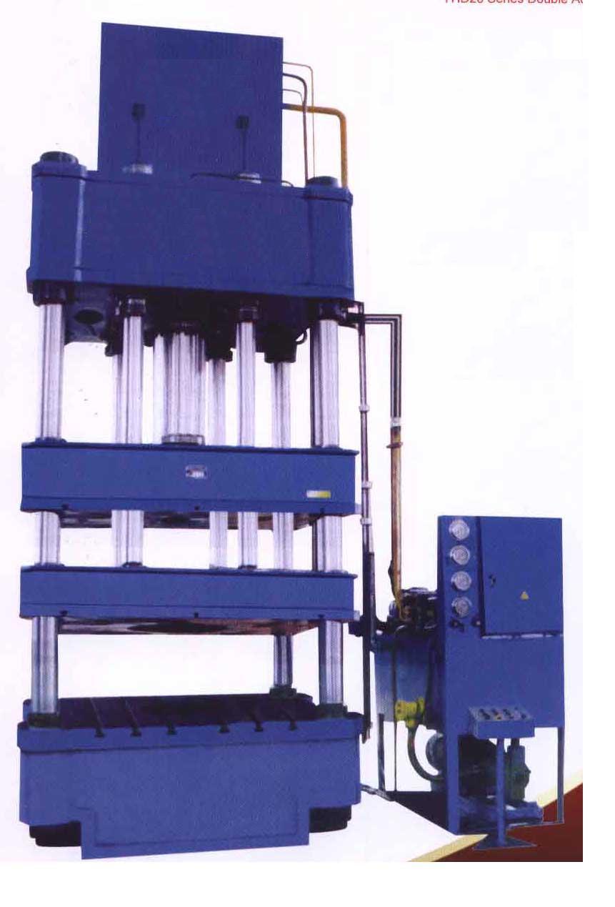 Four Column Double Action Hydraulic Press