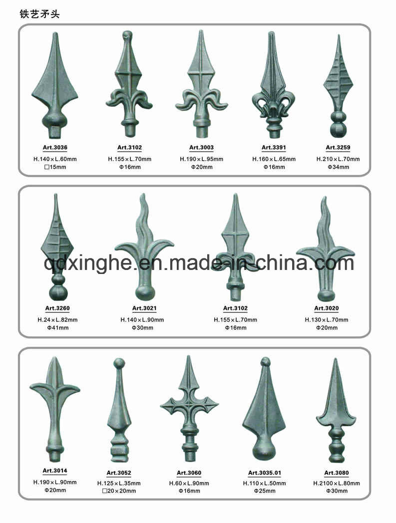 Cast Iron Ornamental Fence Parts