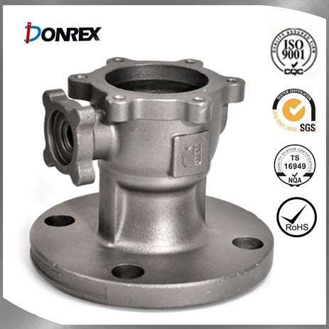 Investment Casting Ball Valve Body with Mill Finished