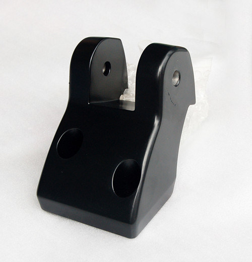 precision die casting part with black spray coating