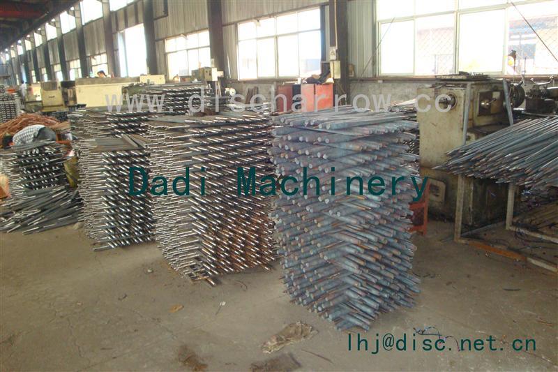 Front-End-Loader/ Hot Selling Rubber Mounted Hay Rake Teeth