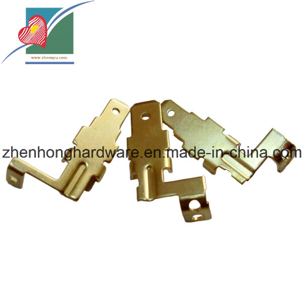 Metal Stamping Part Golden Color Stamped Parts (ZH-SP-047)