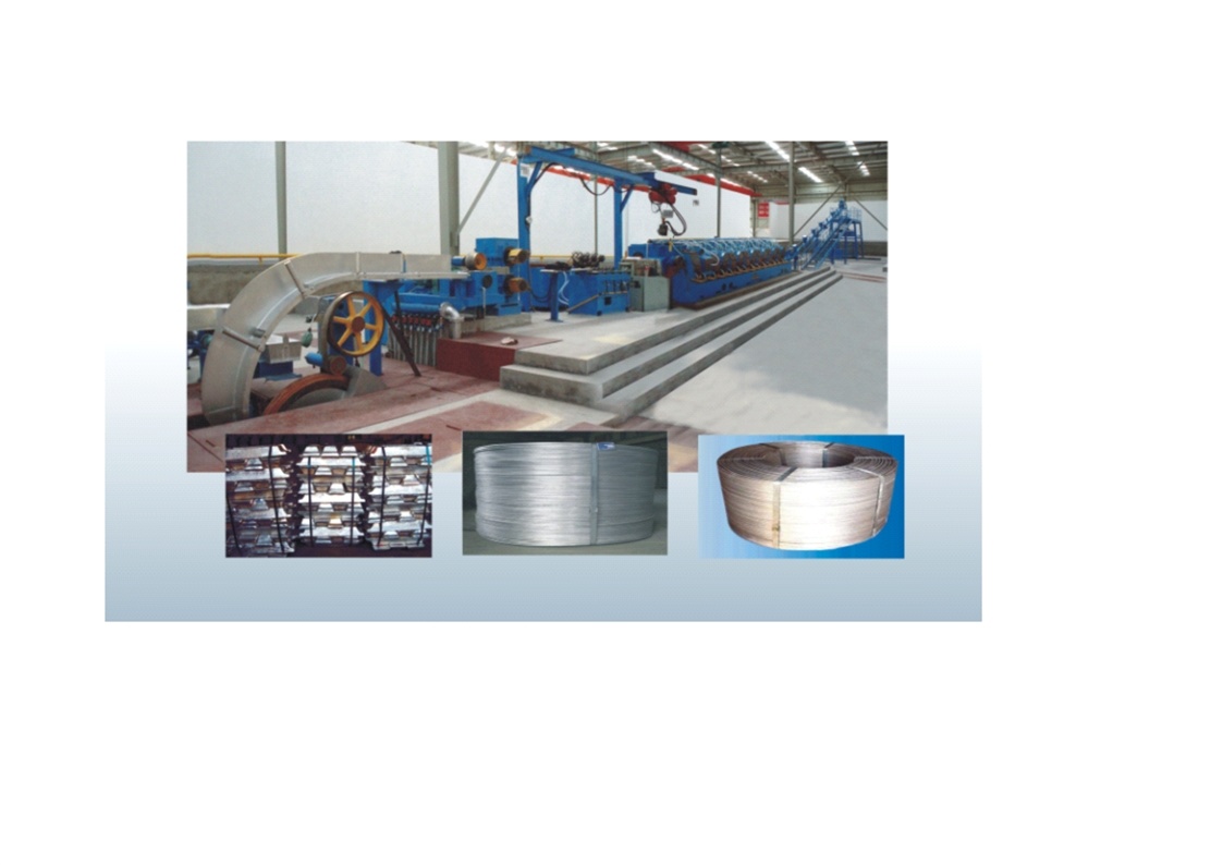 Aluminum or Aluminum Alloy Rod Continuous Casting and Rolling Line (UL+Z-1600+255/14)