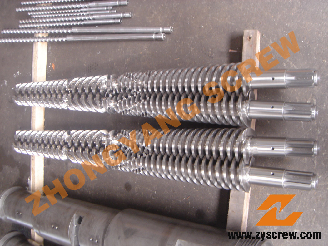 Conical Twin Screw Barrel for Pipe Extrusion Zytc