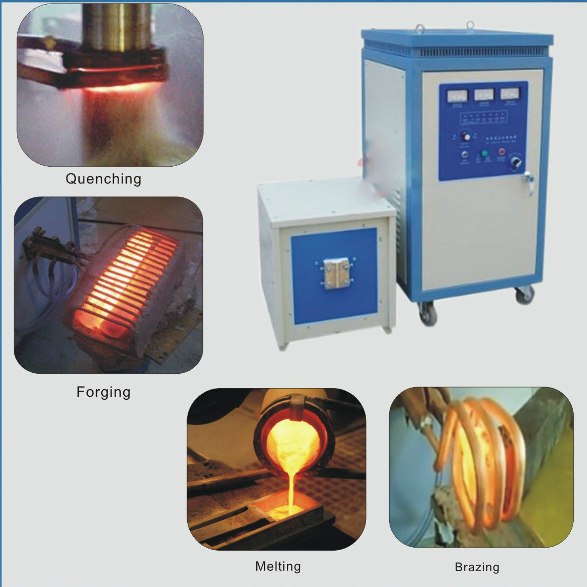80kw Made in China Induction Heating Forging Machinery to Make Bolt and Nut (WH-VI-80)