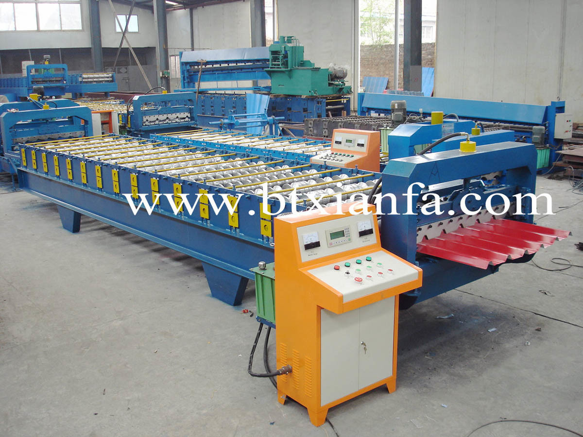 Wave Profile Steel Roof Panel Rolling Mill (XF960)