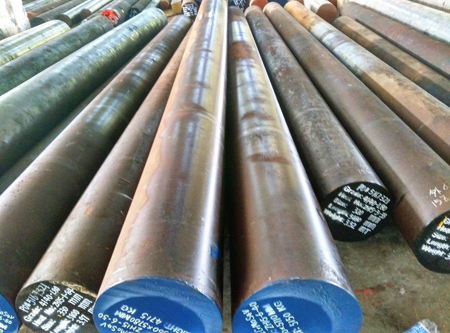 Stainless Steel Round Bar 42CrMo4+Q/T, Hot Forged Steel Bars