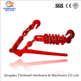 Red Painted Forged Spring Lever Type Load Binder for Chain