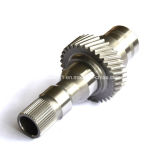 Quenched Steel Motorcycle Transmission Main Shaft with Drive Bevel Gear