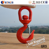 Alloy Steel Drop Forged S-322 Lifting Swivel Hook with Safety Latch
