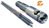 Conical Twin Screw Barrel for PVC PE Cable Extrusion Screw Barrel