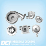 Precision Casting Steel Parts, Water Pump Parts, Customized Carbon Steel Pump Body with Machine Service