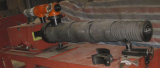 PVC Foaming Extruder Conical Twin Screw Barrel with Bimetallic Alloy