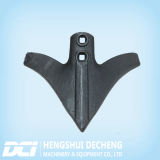 Shell Mold Casting Iron Ht250 Hoe for Cultivator with Blackening and Smooth Surface