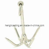 Stainless Steel Four Claw Anchor, AISI304/316