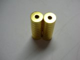 Superpower Magnetic Golden Plating Ring Magnet