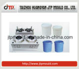 Huangyan 2 Cavities Paint Bucket Mould Injection Moulding