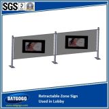 Retractable Zone Display Used in Lobby
