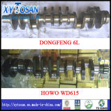 Forged Steel Crankshaft for Dongfeng 6L & HOWO Wd615