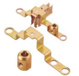Cnc Forging and Turning Machining Parts (gold plating)