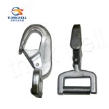 Forged Carbon Steel Galvanized Triangle Hook with Safety Latch