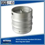 SUS316 Germany Standard 30 Liters Beer Keg Hot Saled