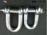 Open Die Forging Electric Galvanized European Type Large Dee Shackle