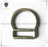 Forged Alloy Single Slot D-Rings of White/Yellow Zinc Plating