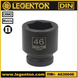 Cr-Mo 1 Inch Drive Standard 46mm Impact Socket Lifetime Warranty Legenton (A630046)