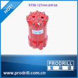 Top Hammer Thread Drill Bit St58-127mm, 20buttons, Retrac