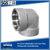 Precision Malleable Cast Iron Pipe Fitting with Sand Blasting