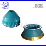 Manganese Steel Casting Mantle and Concave for Metso Cone Crusher Machine