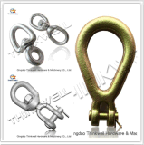 Factory Price Galvanized Forged Steel Clevis Pear Shaped Ring